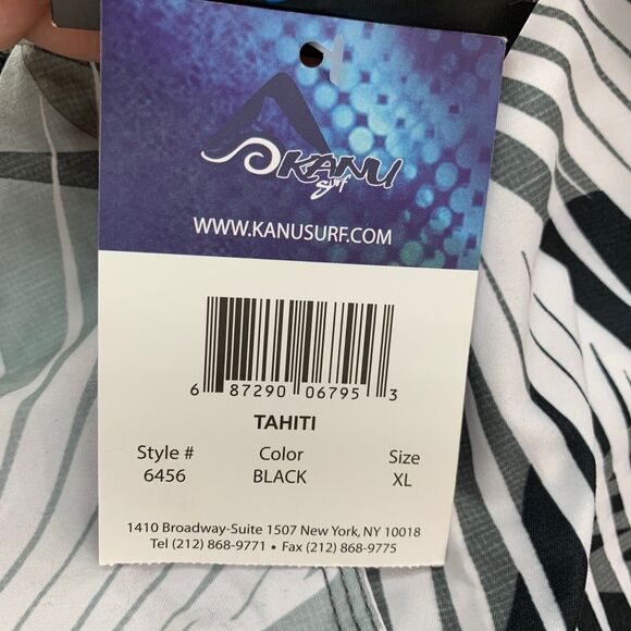 Kanu Swim Shorts Men XL Extra Large Ivy Tahiti Quick Dry Brief Lined Beach Trunk - Picture 11 of 13